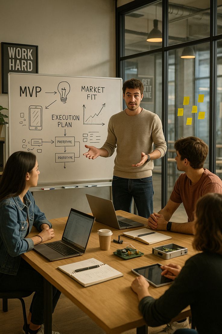 Professional working